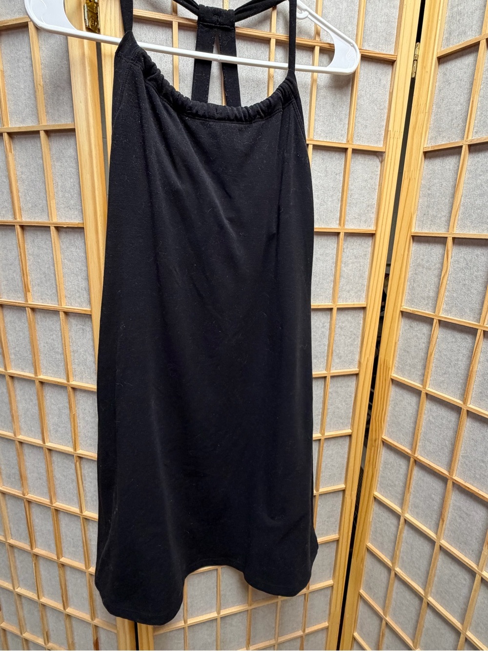 Prana Black Halter-Style Sundress Top
